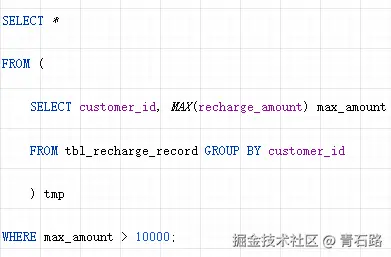 SQL 之性能优化-未灵活使用 having