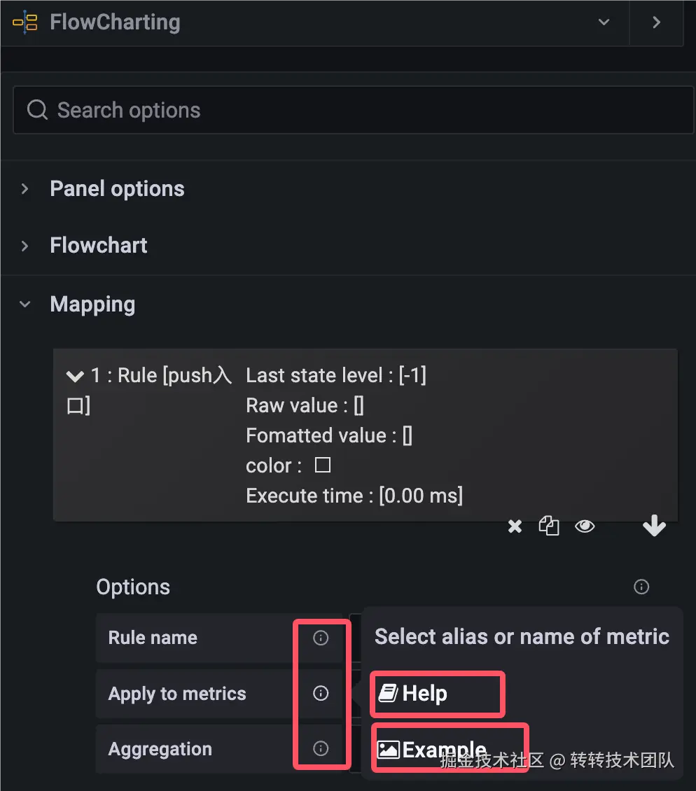 图15 页面元素右侧的帮助信息