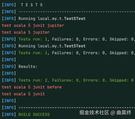 Test5Test-run-test-result