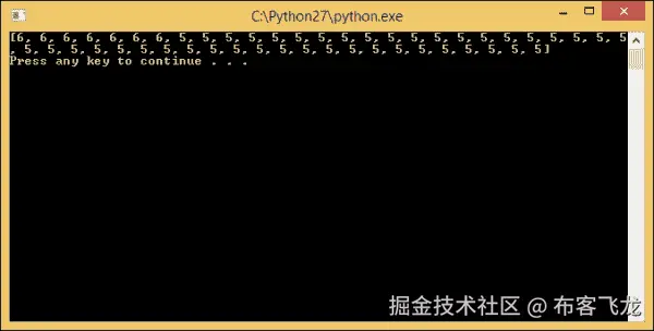 Saving the output as a counted array
