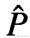 \hat{P}