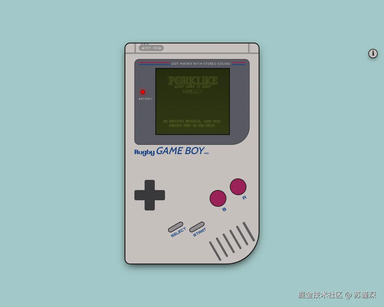 Show HN: Rugby – 精确周期模拟的Game Boy模拟器 - 项目截图