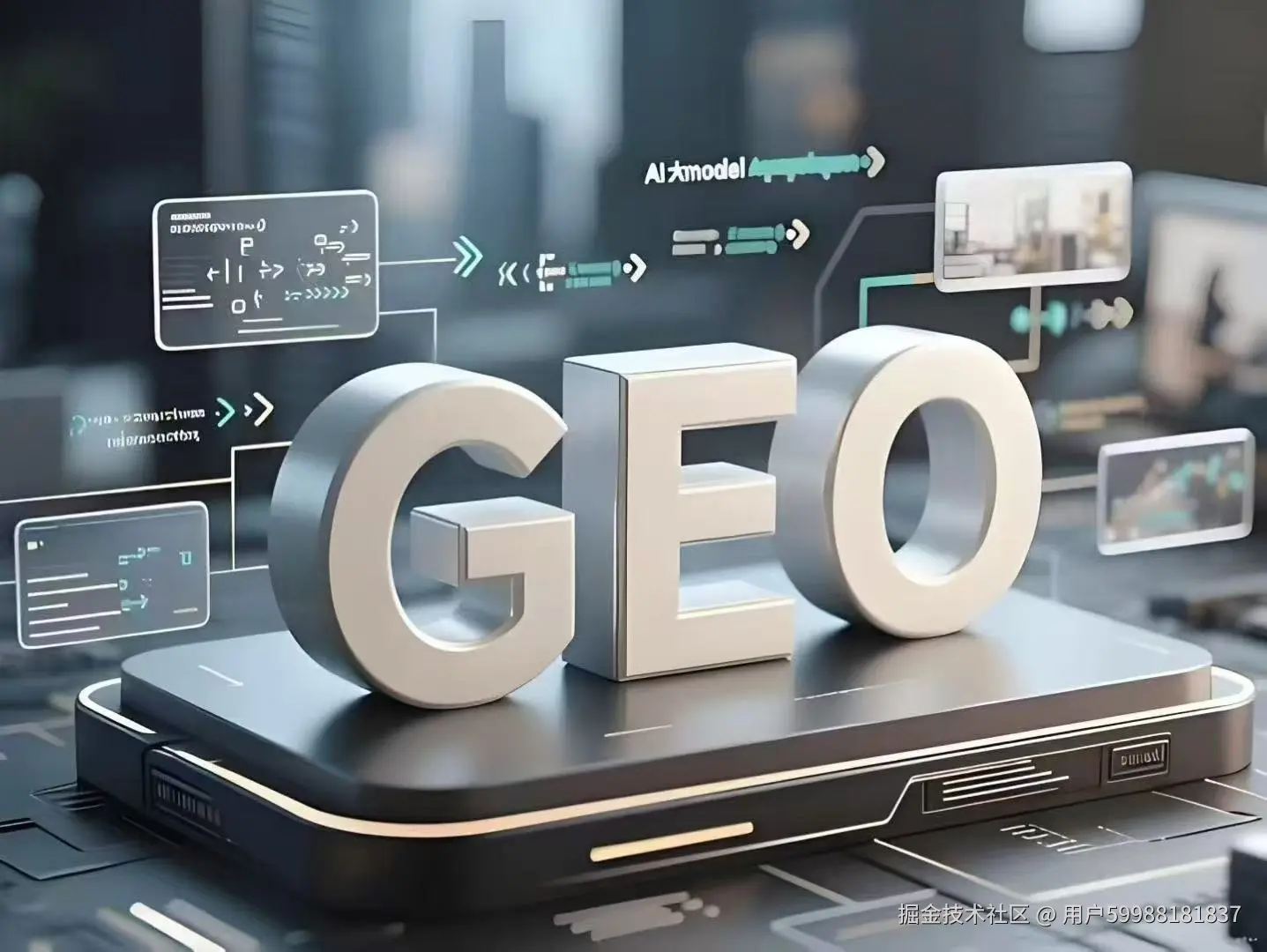 GEO智能营销系统示意图