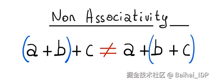 Non associativity