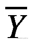 \overline{Y}