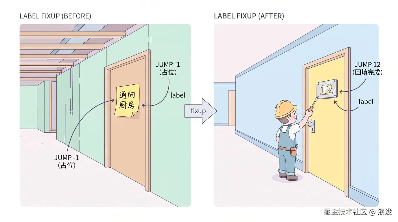 Label Fixup：先贴便签，最后填门牌号