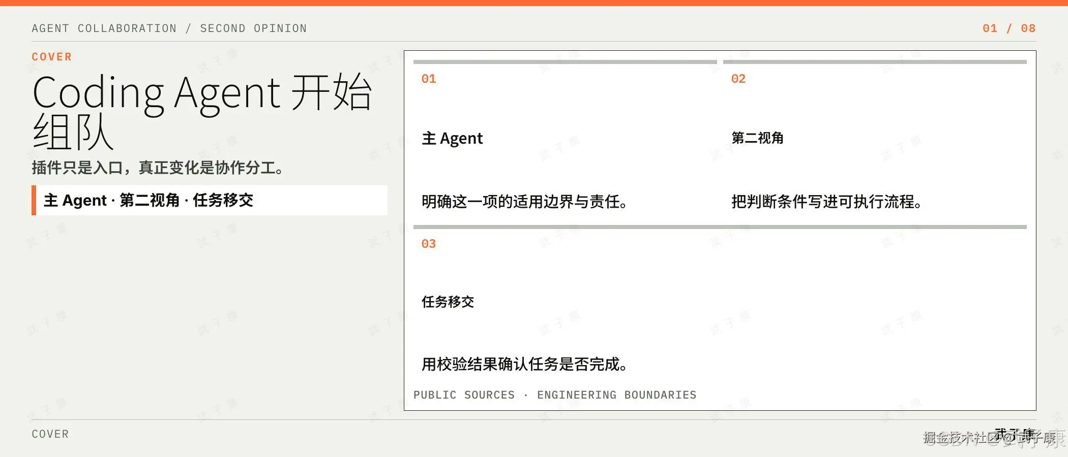 封面:Coding Agent 开始组队——主 Agent / 第二视角 / 任务移交,协作分工正在成为新范式