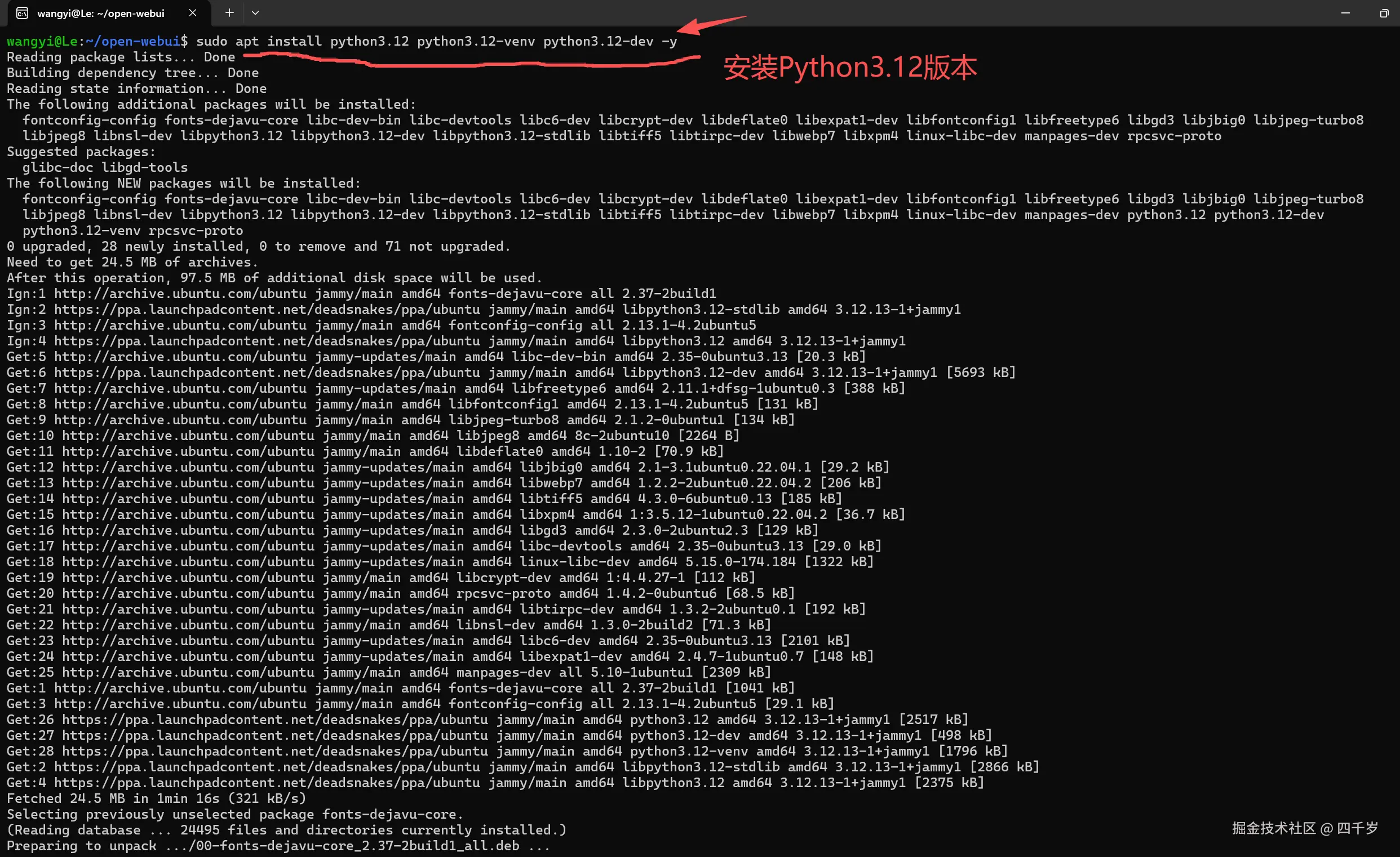 安装Python3.12版本