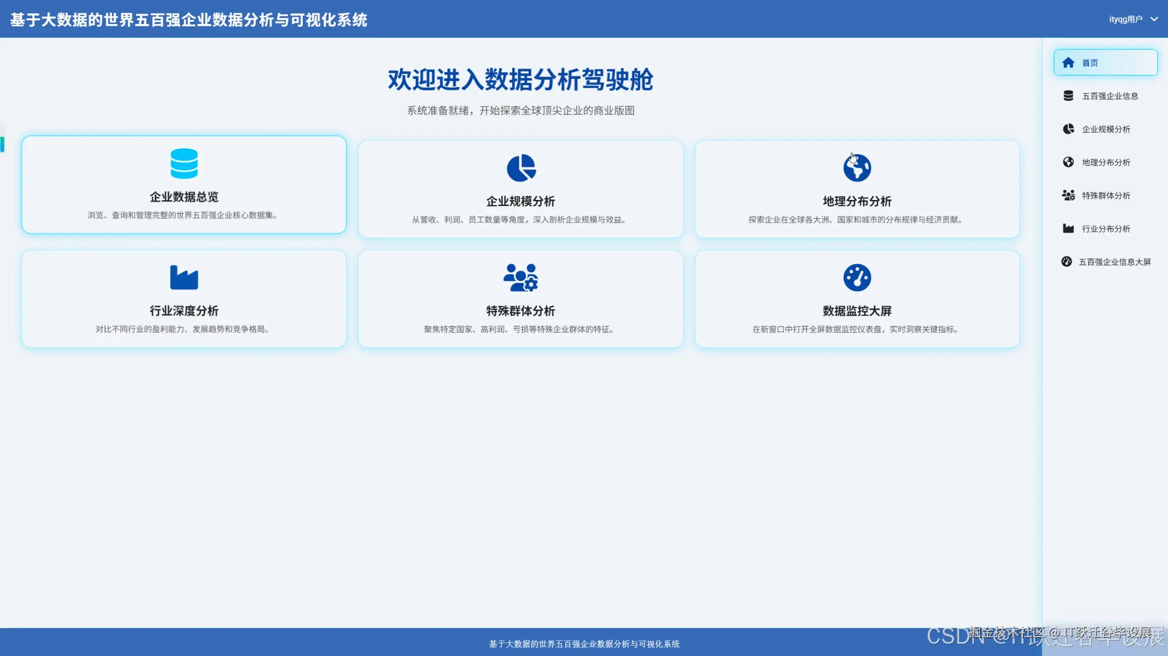 用户首页
