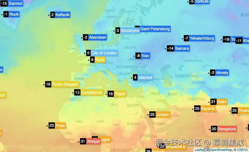 OpenWeather 地图