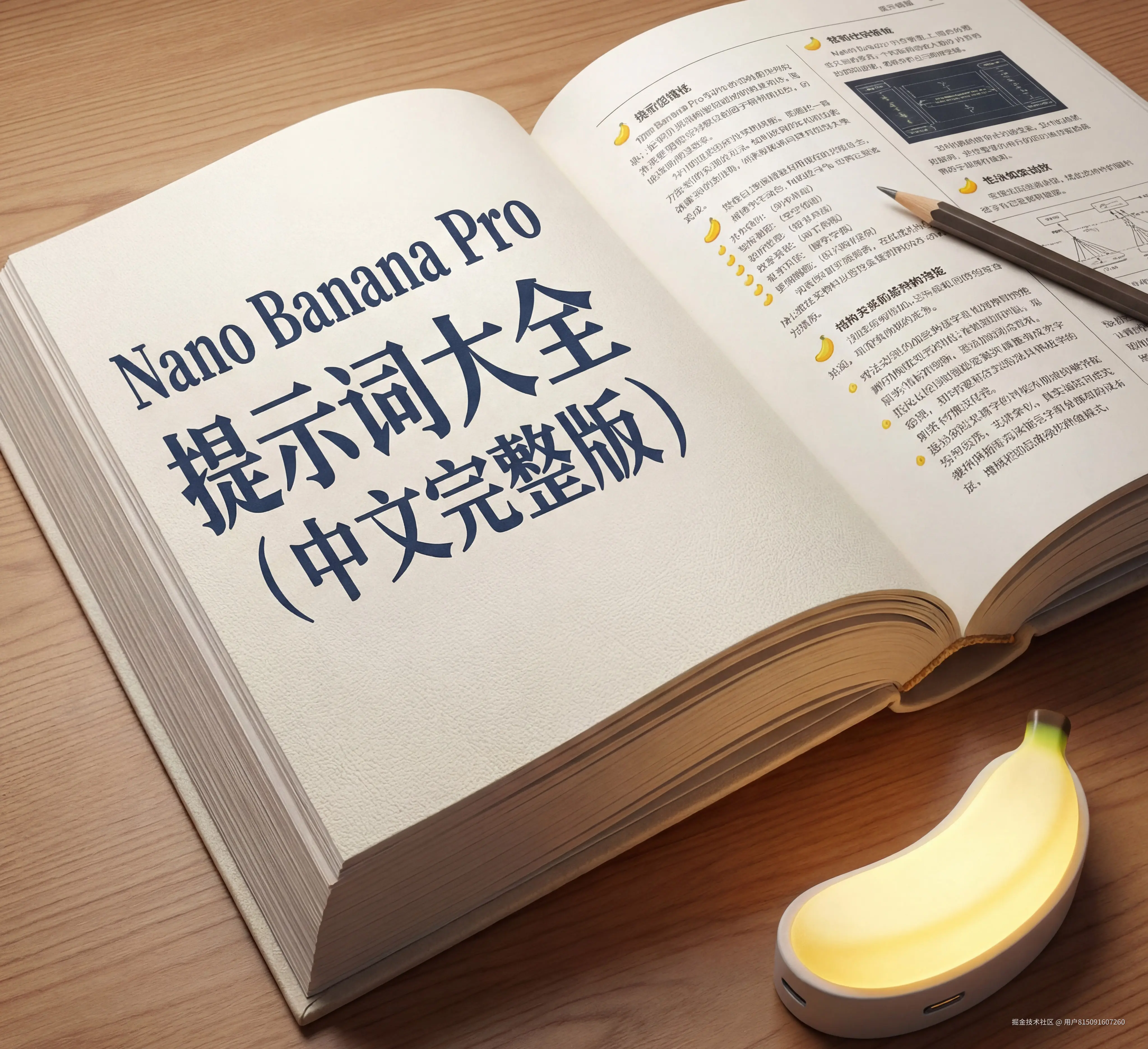 Nano Banana Pro 提示词大全（中文完整版）
