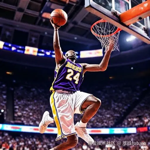 科比在打篮球