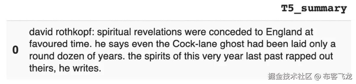 图 6.20 – 摘要 T5 NLP 引擎 – 1