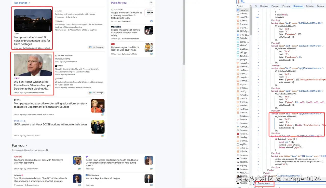 Scrape Google News
