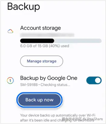 使用谷歌备份将 Android 文本传输到计算机