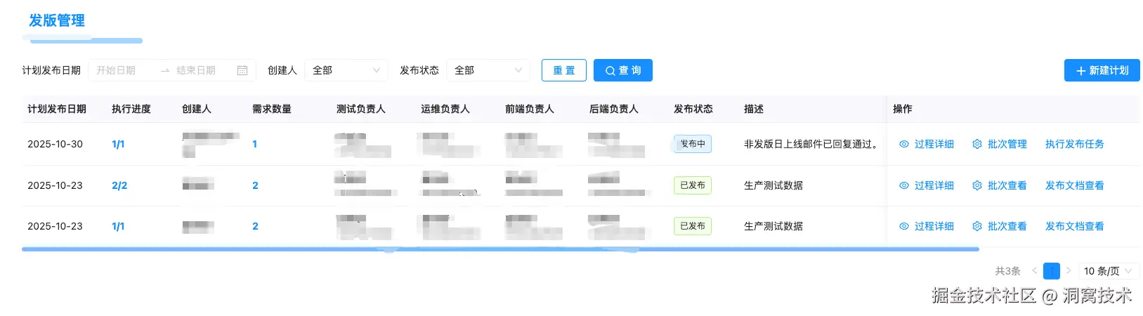 发布管理