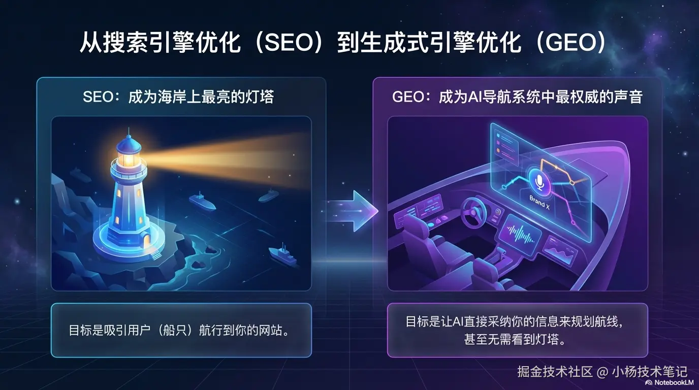 基础概念：SEO与GEO的本质差异