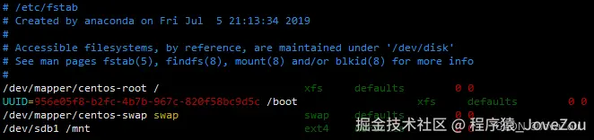 /etc/fstab