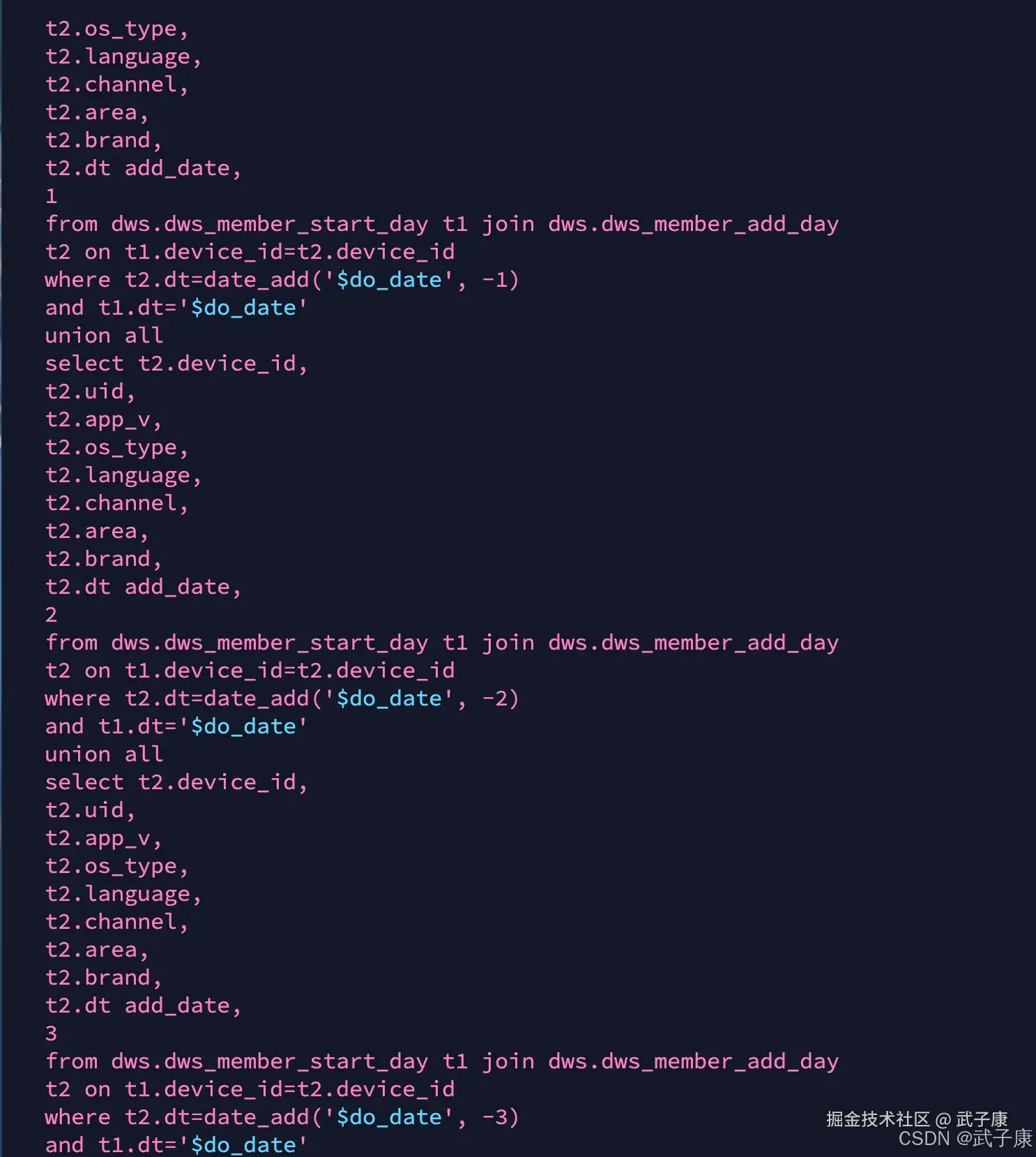 离线数仓 Hive 创建表格