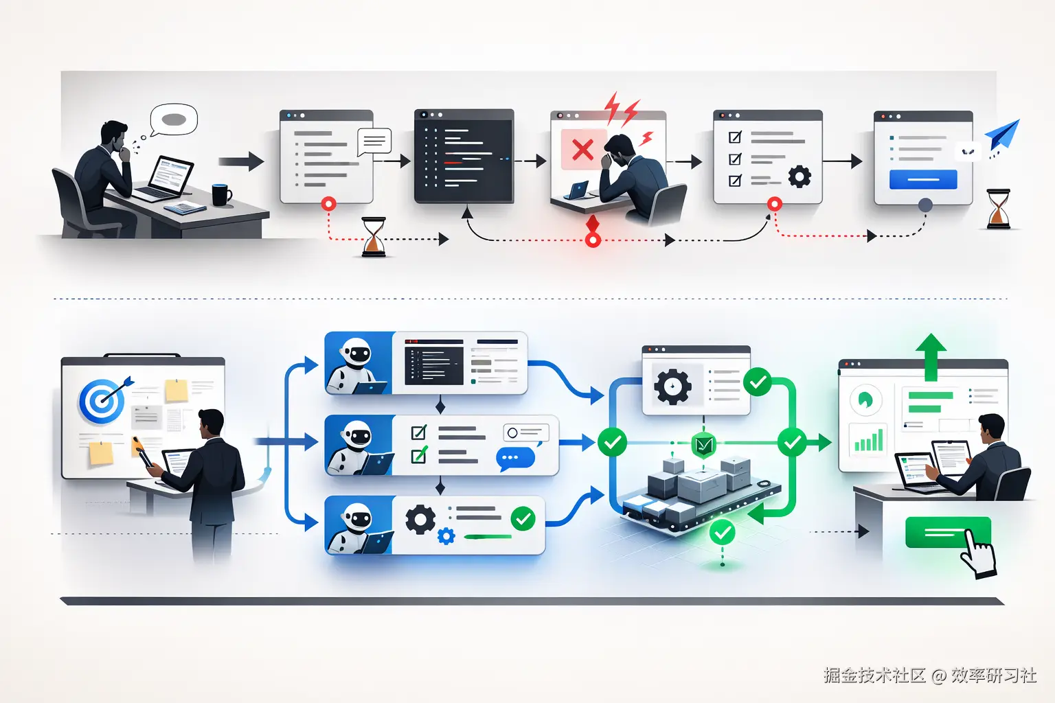 图 4：旧流程 vs Agentic 流程.png