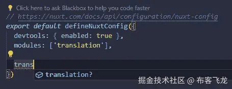 图 8.2：IntelliSense 翻译选项