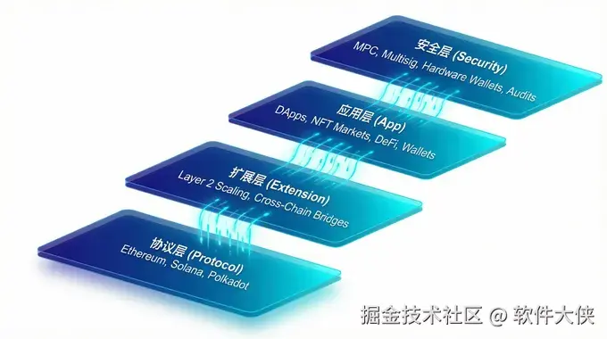 技术分层架构图