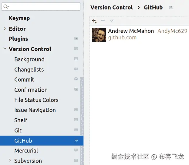 图 2.3 – 使用 PyCharm 配置版本控制