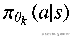 {\pi}_{\theta_k}\left(a|s\right)