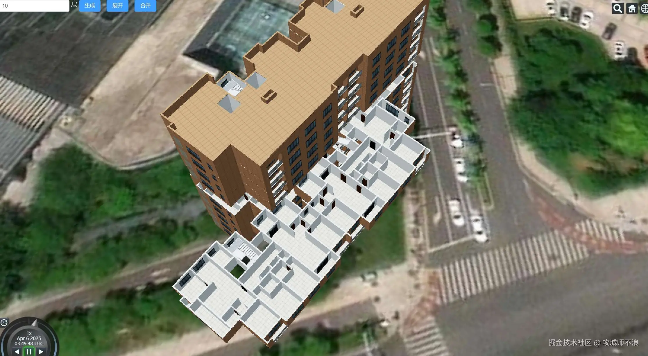 楼层抽屉式动画抽出