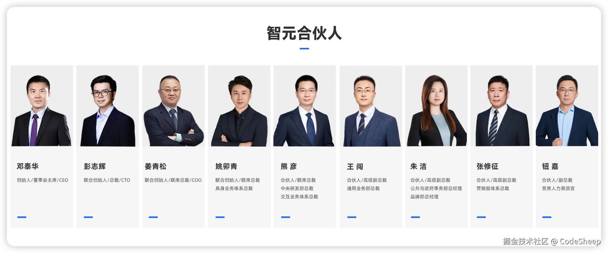 New 9-person partner team