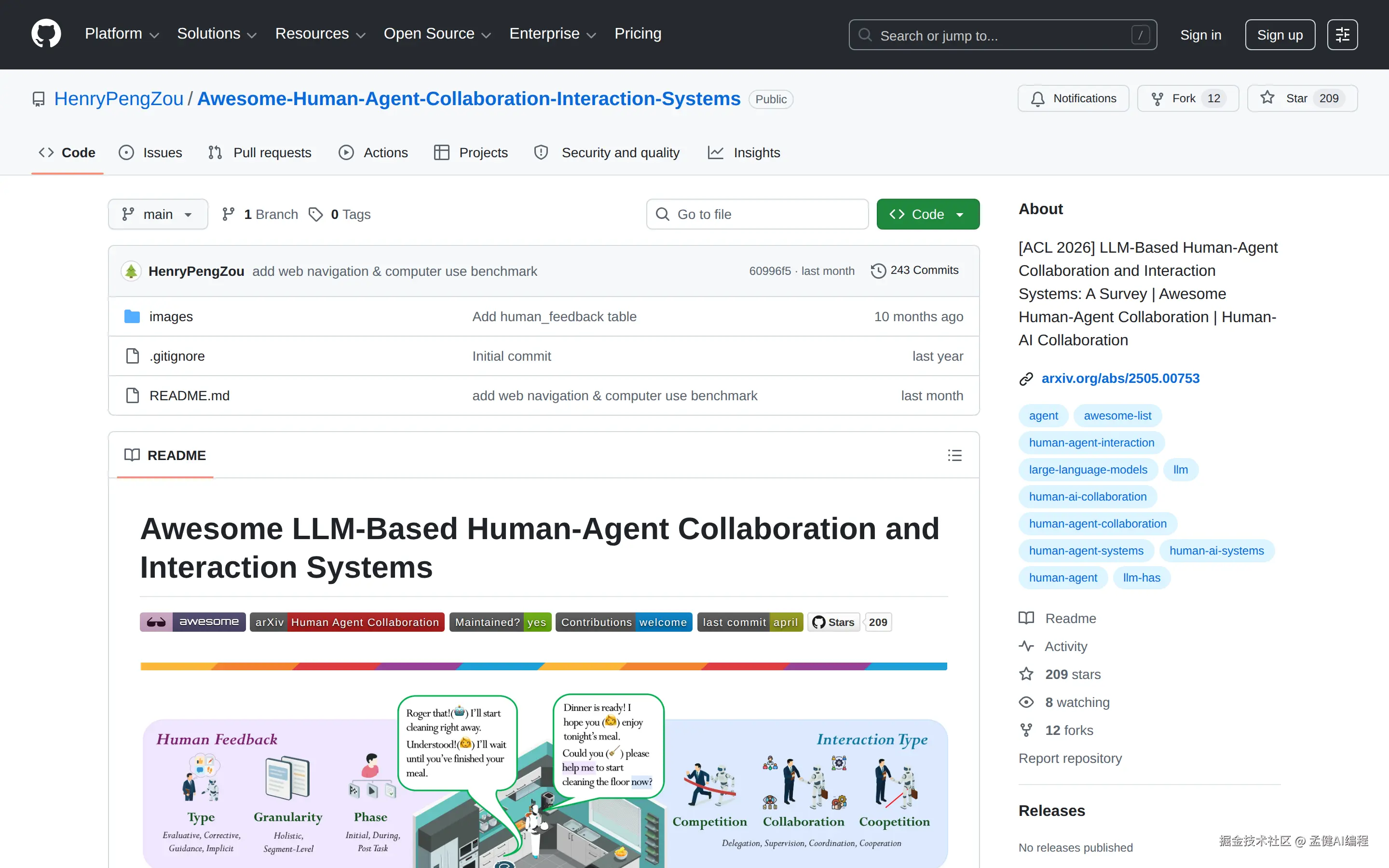 Human-Agent Collaboration survey