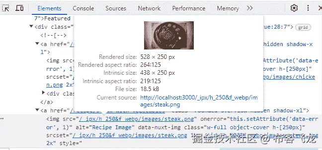 图 6.10：指定大小后的 Nuxt 图片