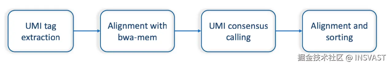 图1 Sentieon® UMI处理流程