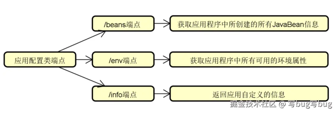 图 2 常见的应用配置类端点