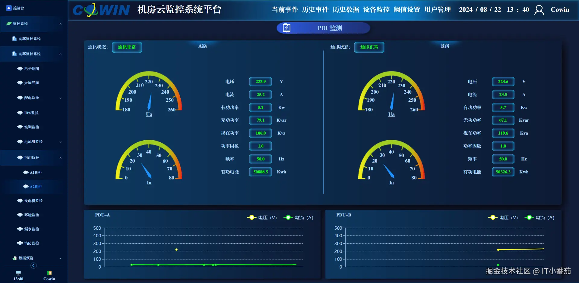pdu监控系统界面
