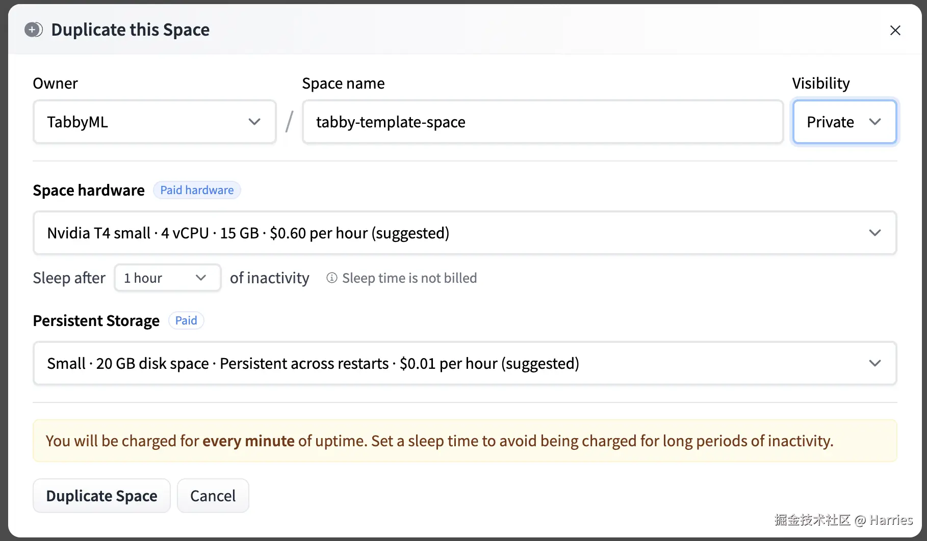 Duplicate Space
