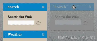 The ghost copy of a module next to its original