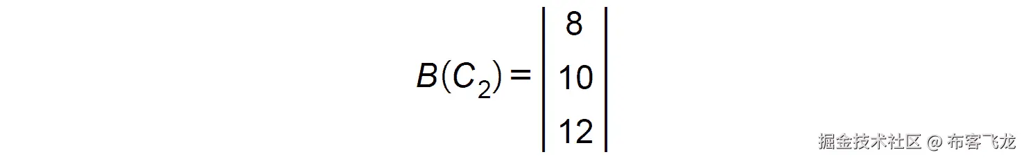 图 1.20：矩阵 B 的第二列
