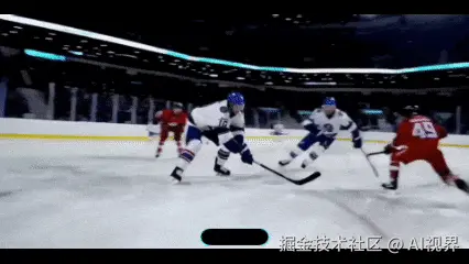 Sora生成的冰球比赛视频