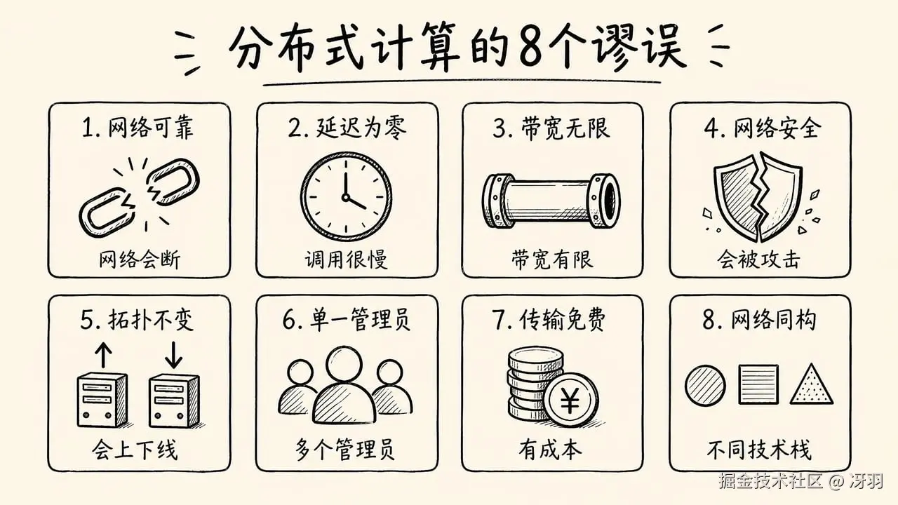 分布式计算8个谬误