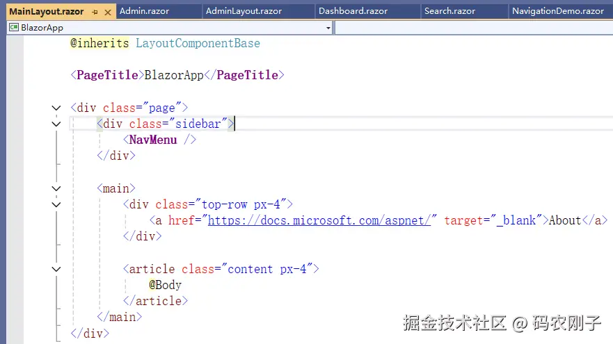 ASP.NET Core Blazor 路由配置和导航