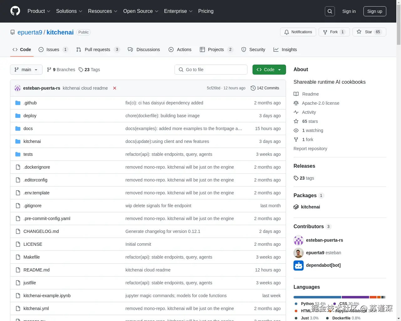 显示 HN：KitchenAI 开源 LLMops 开发套件。从笔记本到服务器 - 项目截图