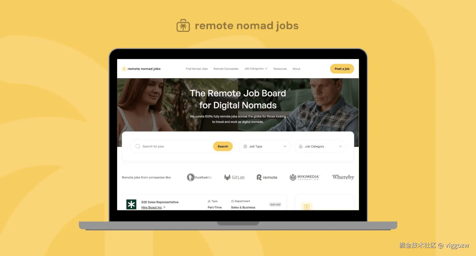 Remote Nomad Jobs - 为数字游民量身定制的远程工作平台
