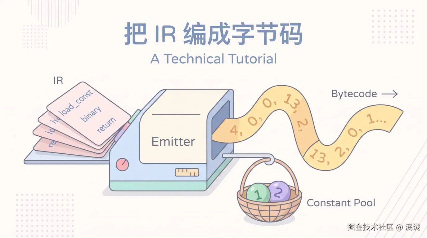 第 6 篇封面：IR 编成字节码