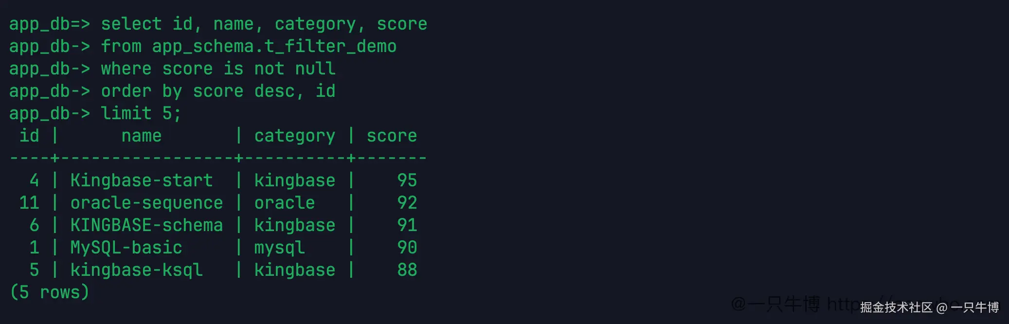 Multi-field sorting with LIMIT