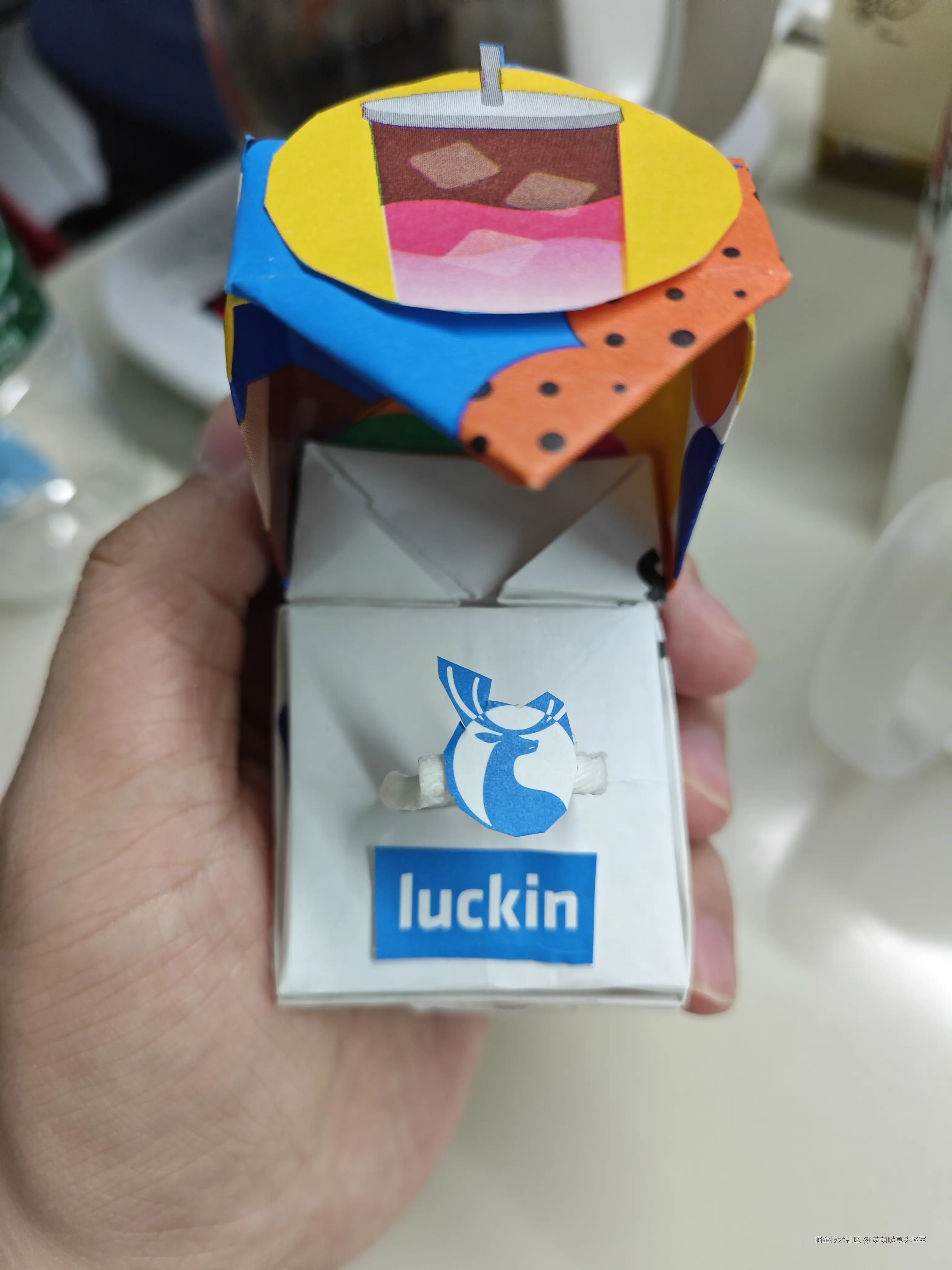 我给我老婆做的纸戒指