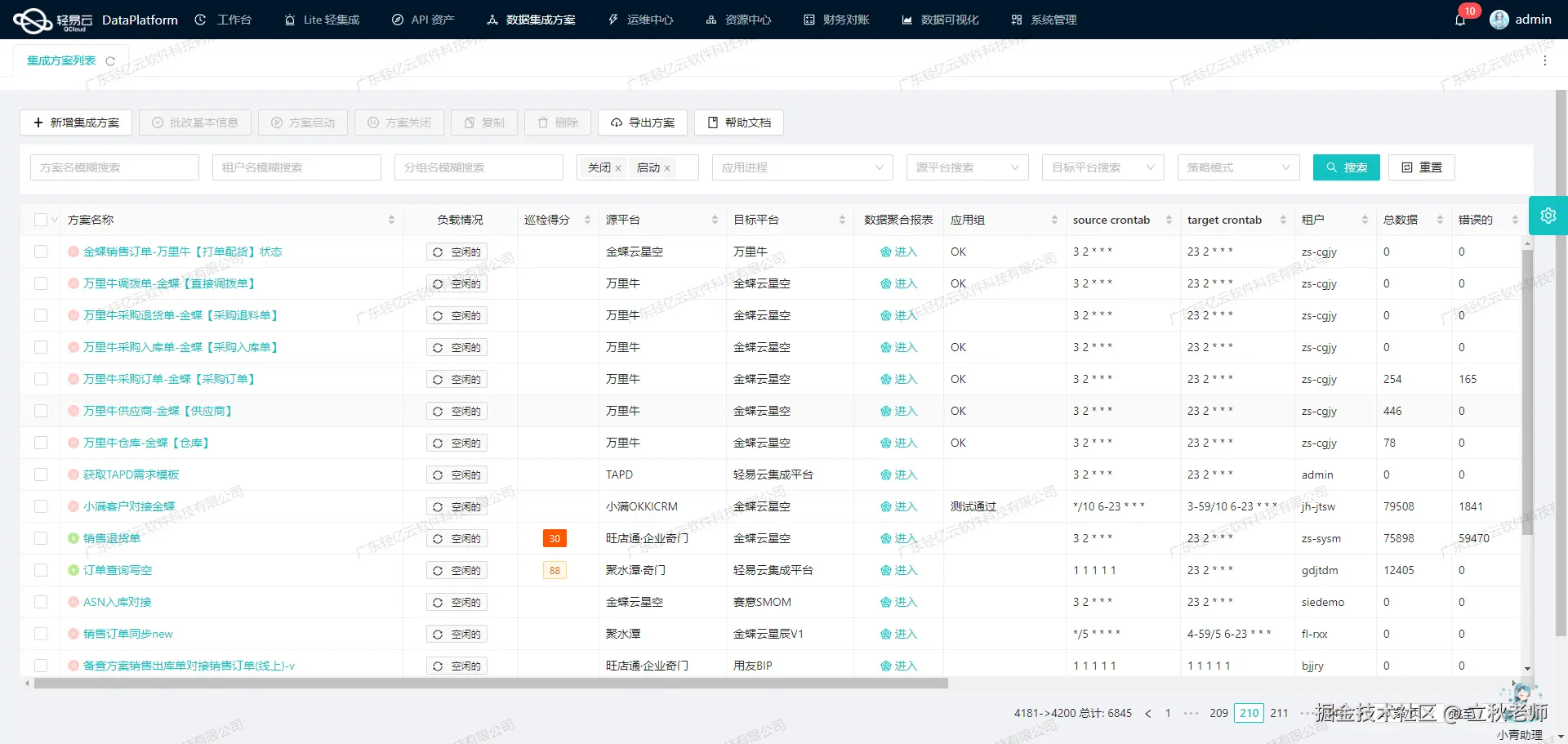 打通金蝶云星空数据接口