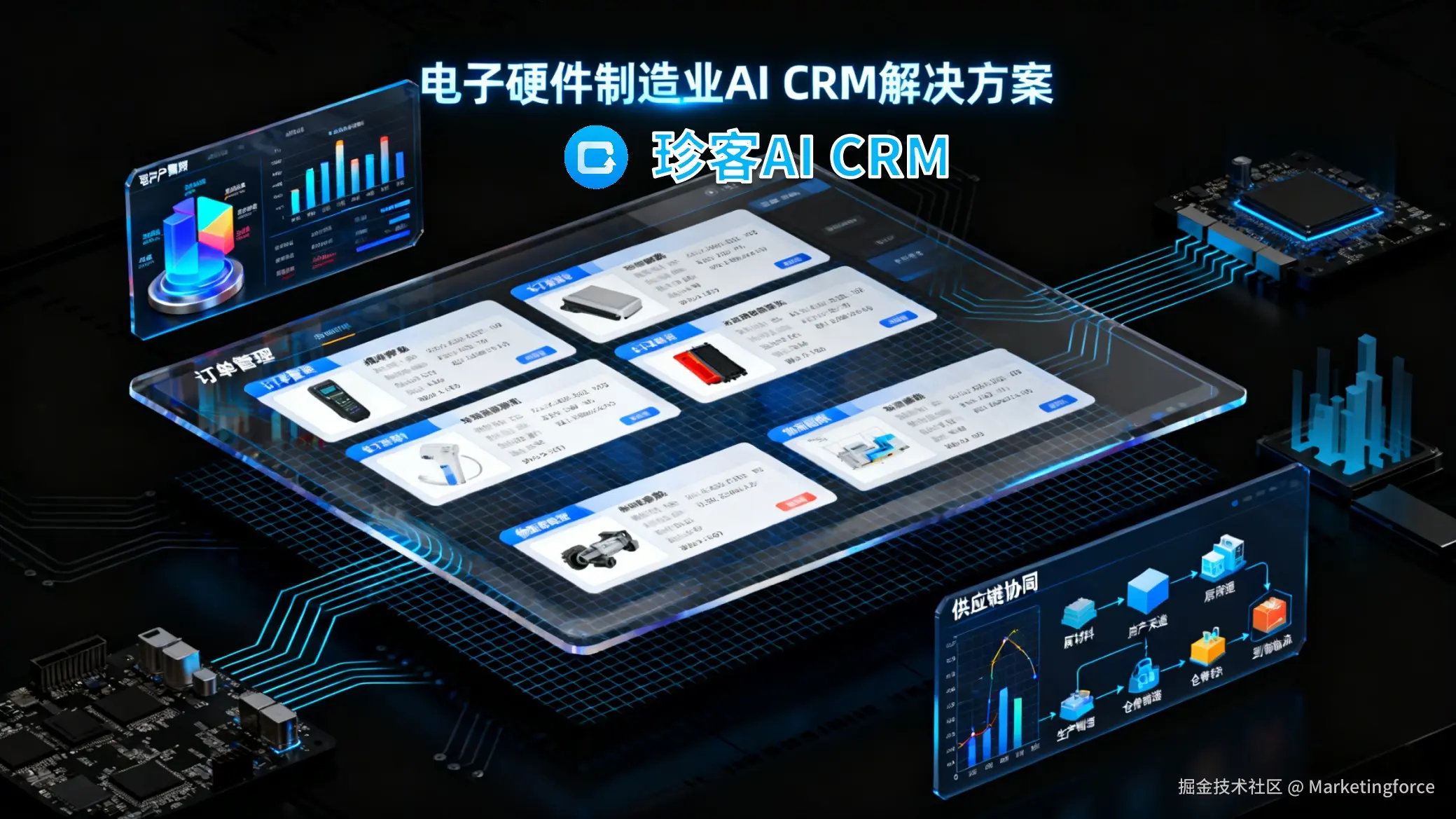 电子硬件制造业AI CRM解决方案
