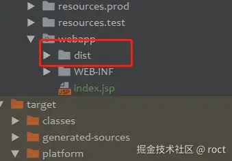 dist存放目录